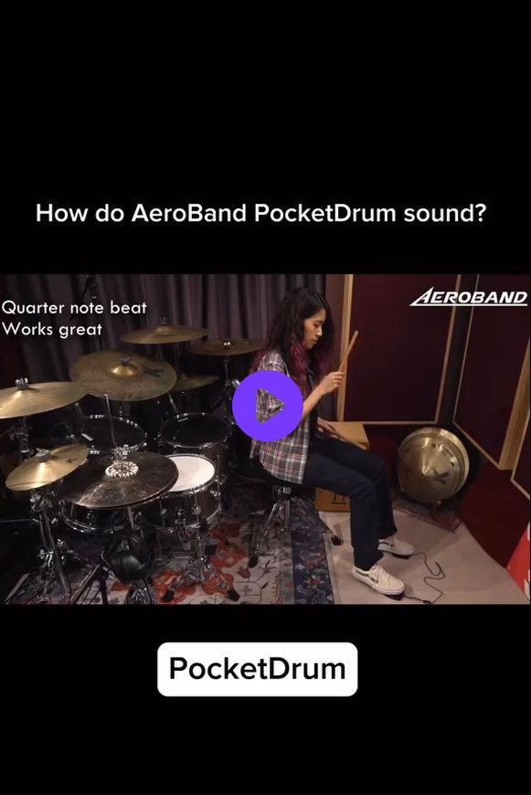 Compact & Portable Electronic Drum Set-Easy Play-Aeroband 